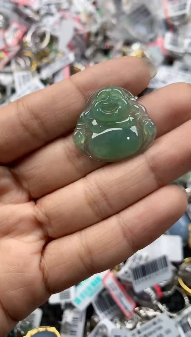 未镶嵌戒指翡翠141414----6