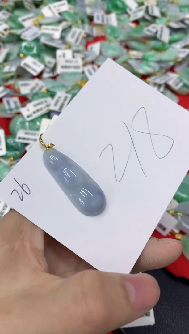 【闪购商品】翡翠颈饰18K金镶嵌1111111111