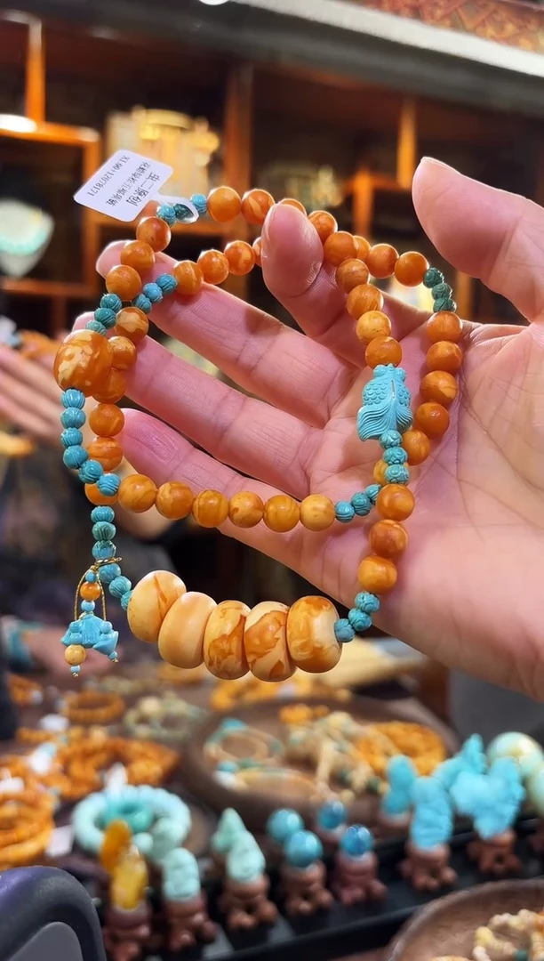 【闪购商品】琥珀颈饰未镶嵌项链