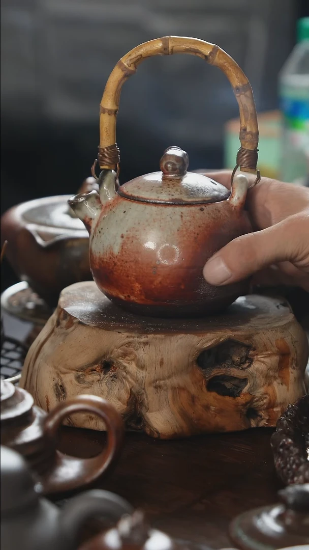 紫砂全手工西施提梁