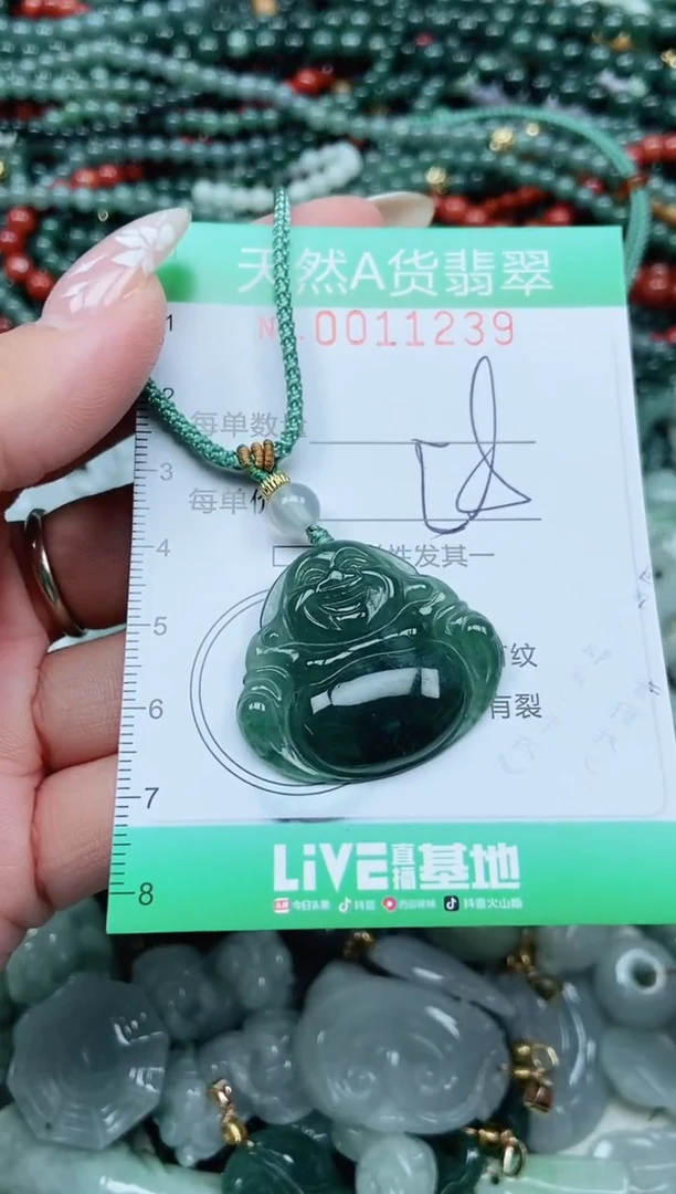 颈饰未镶嵌翡翠翡翠