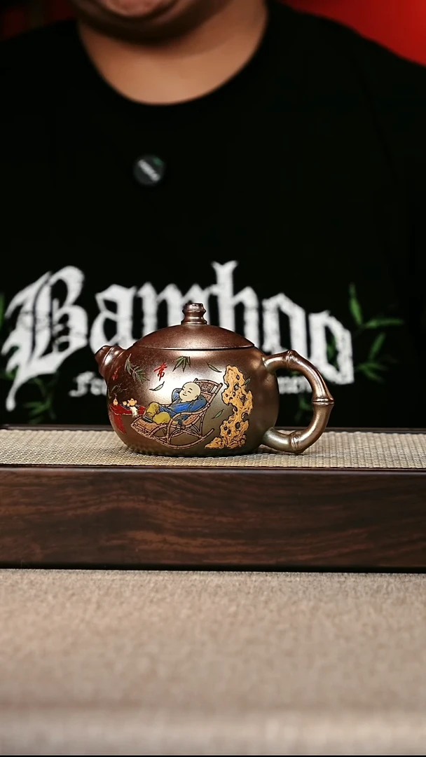 茶壶紫砂宜兴紫砂 玫瑰琉璃金柴烧 西施 王秀清
