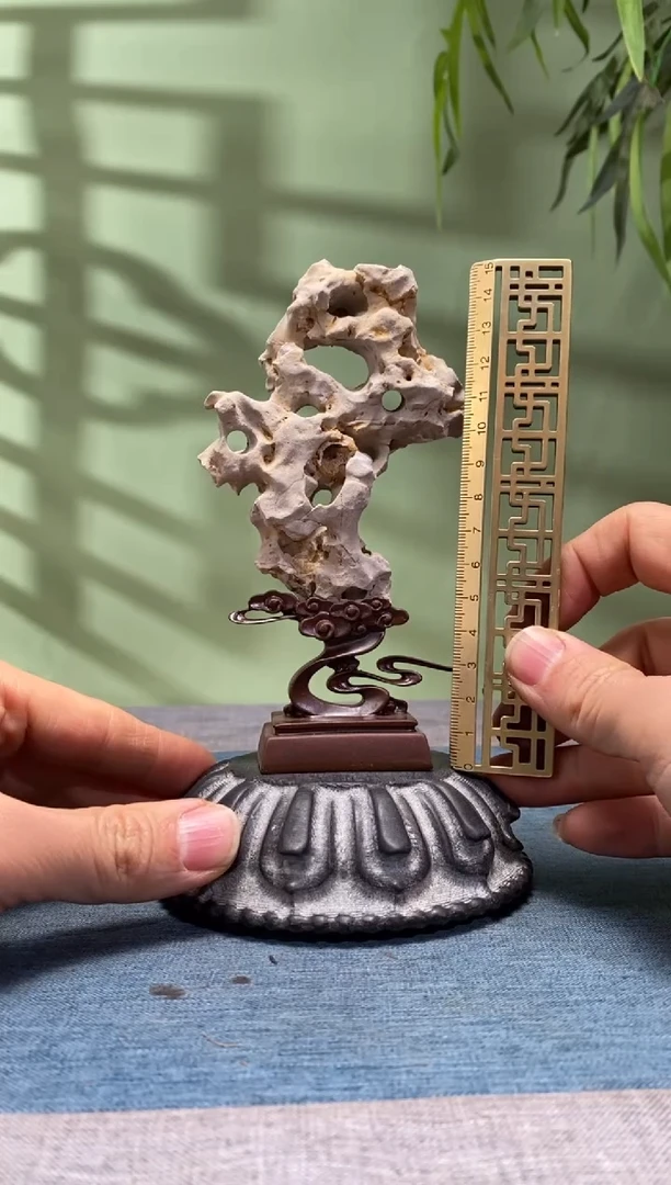 石材树脂底座 石头是青州玲珑石