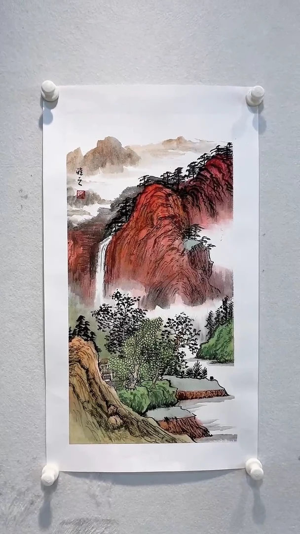 国画Y.谢老师作品2平尺