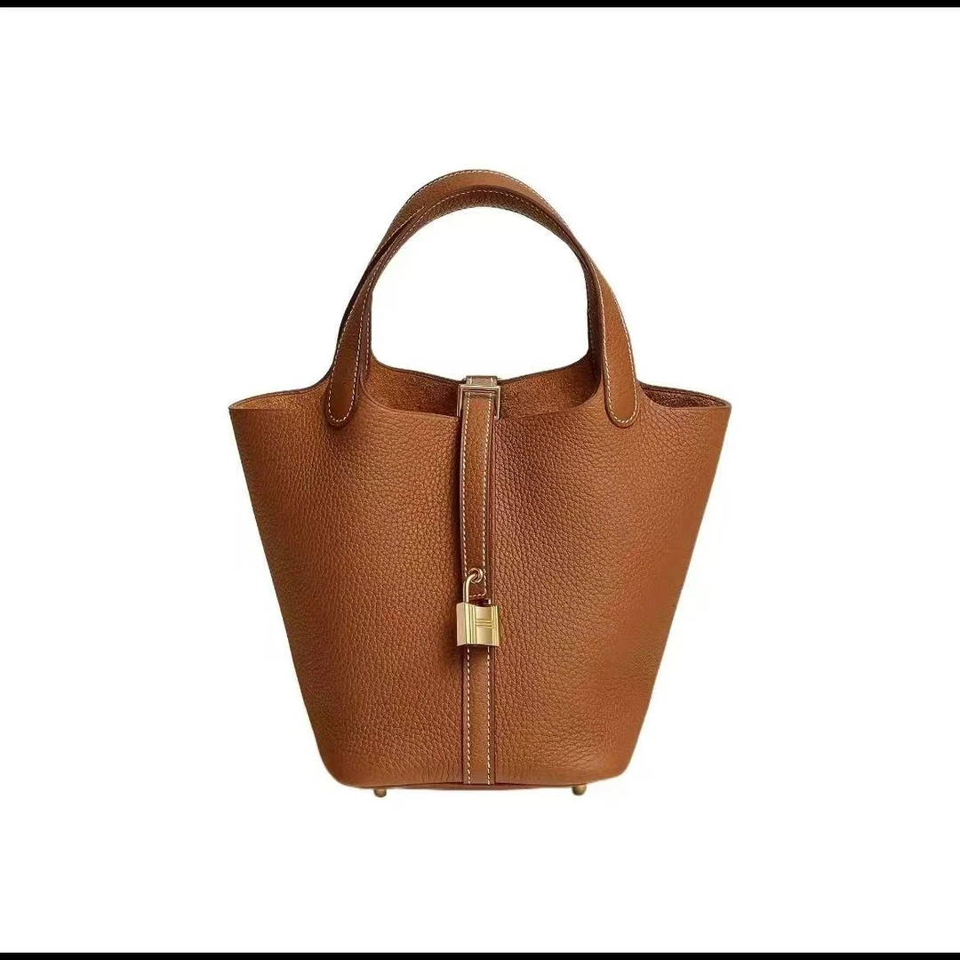 99新 Hermes/爱马仕 【总仓】菜篮子Picotin Lock Cargo18金棕金扣