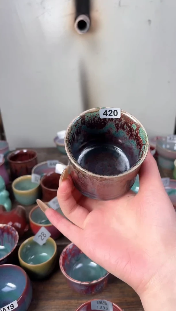 【闪购商品】摆件钧瓷手工茶器窑变