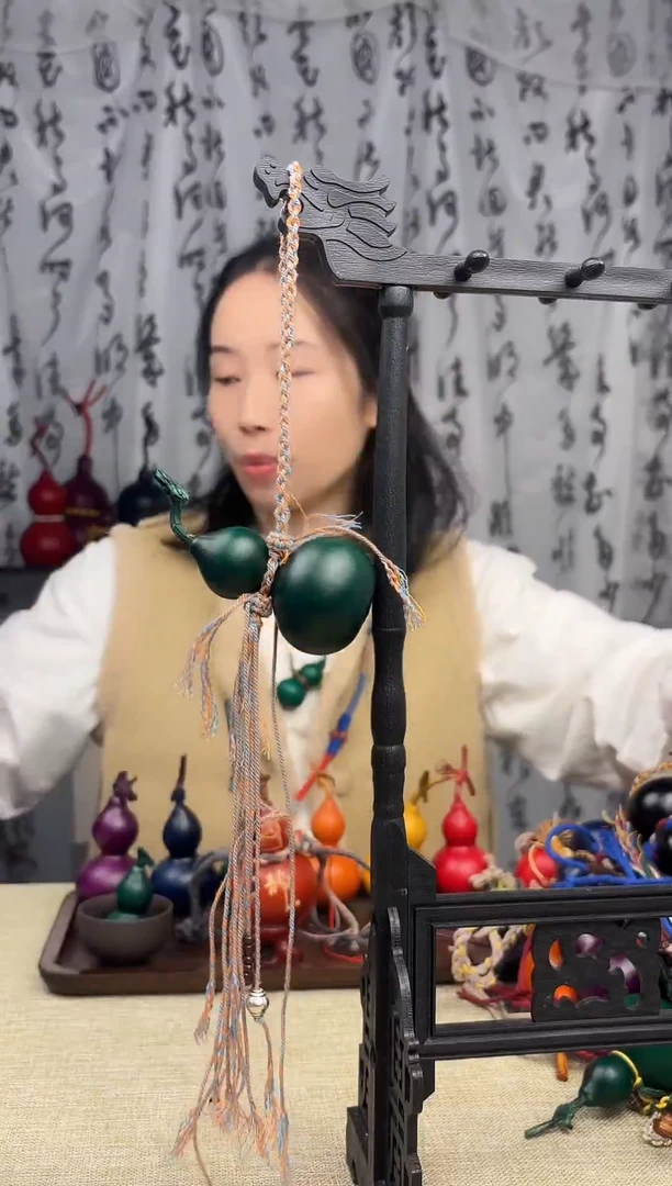 大漆葫芦挂件------043