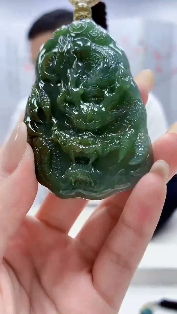 未镶嵌定制翡翠4898lr-毛货挂件21
