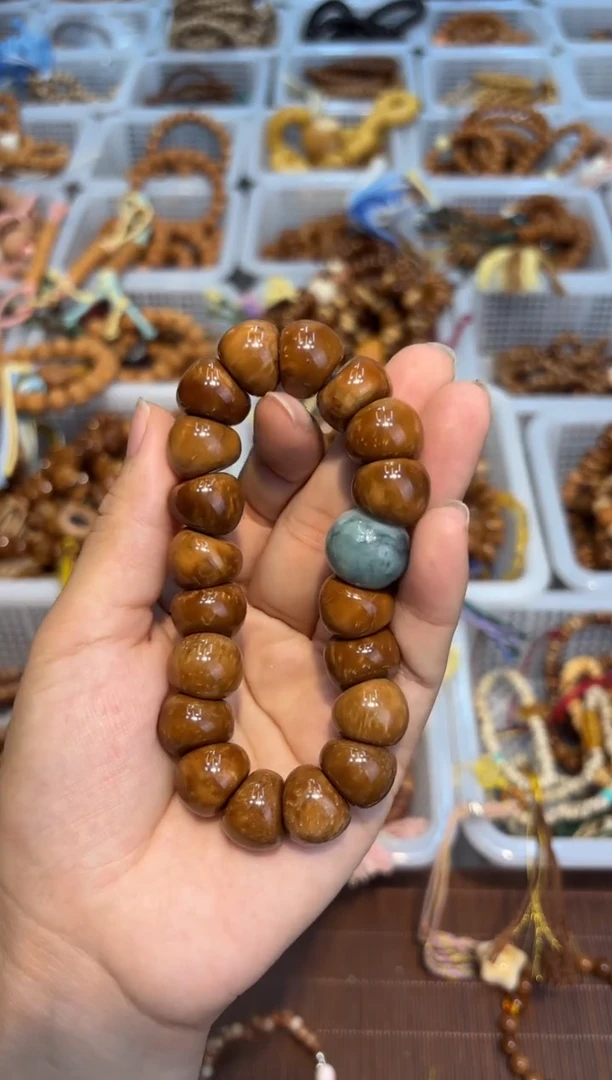 吊坠白玉菩提卡15.5mm库克蒜瓣大肠