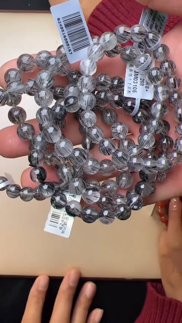 【闪购商品】水晶手链未镶嵌GD1513约8mm多样性发一件