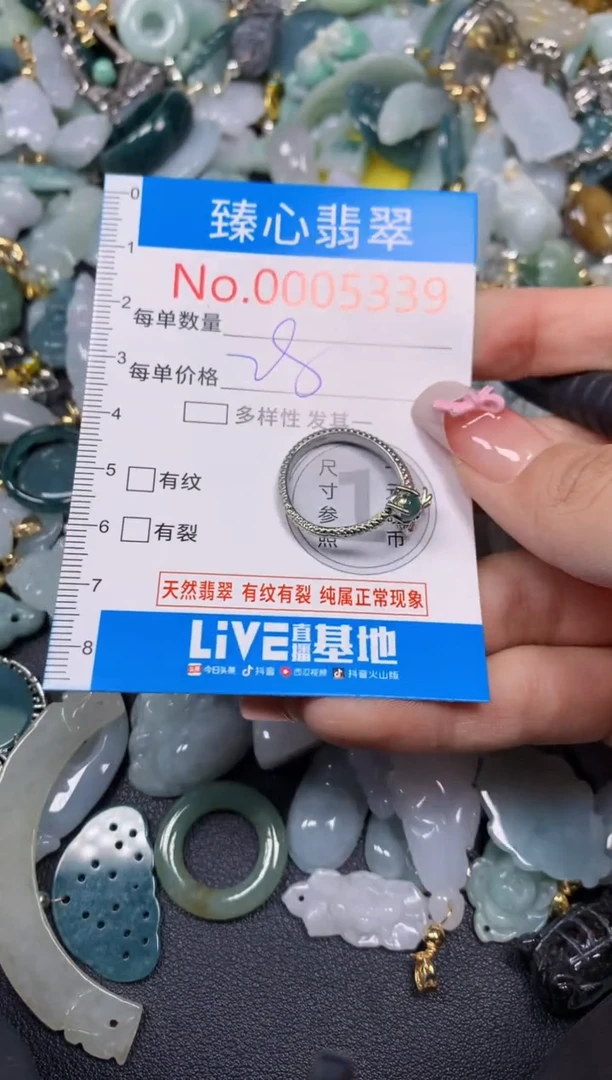 【闪购商品】翡翠颈饰未镶嵌含绳0005339