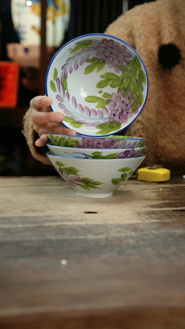 【闪购商品】瓷片景德镇纯手工釉下彩精品餐具