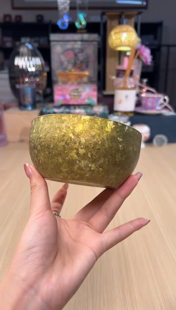 76匠心达-双层纯钛饭碗（小号金色）