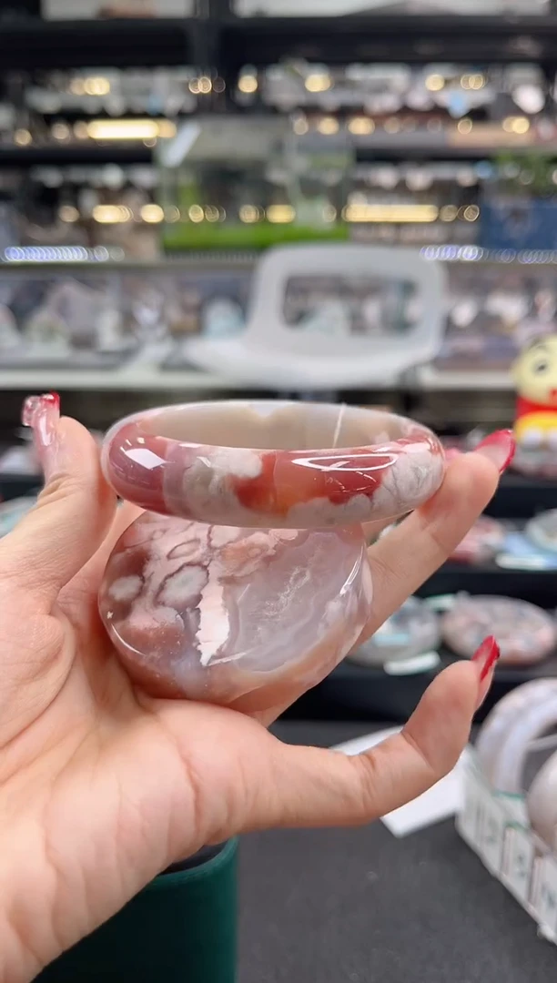 未镶嵌手镯石英质玉圈口（赠品镯心）