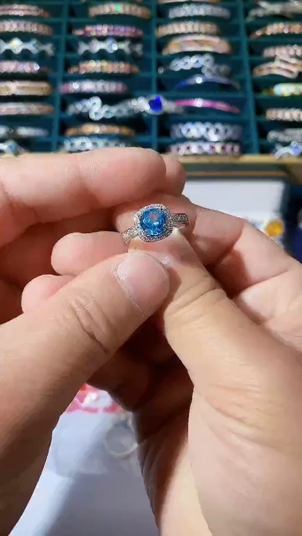 【闪购商品】托帕石戒指未镶嵌托帕石