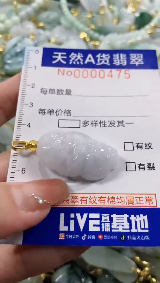 颈饰未镶嵌翡翠天然A货翡翠