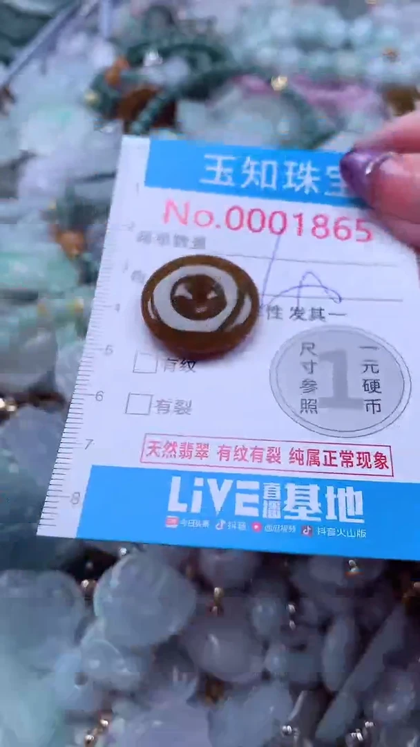 翡翠未镶嵌吊坠(不含链)1865