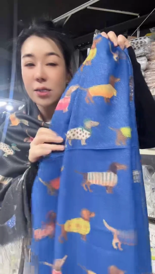 亚麻芳姐围巾福利F04