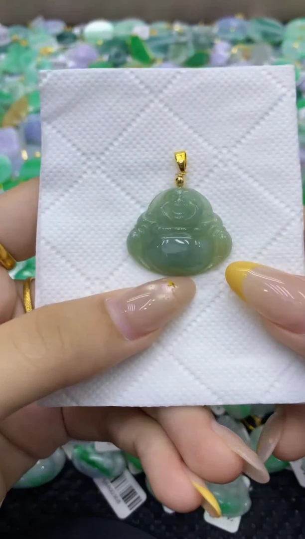 颈饰未镶嵌翡翠天然缅甸翡翠A货