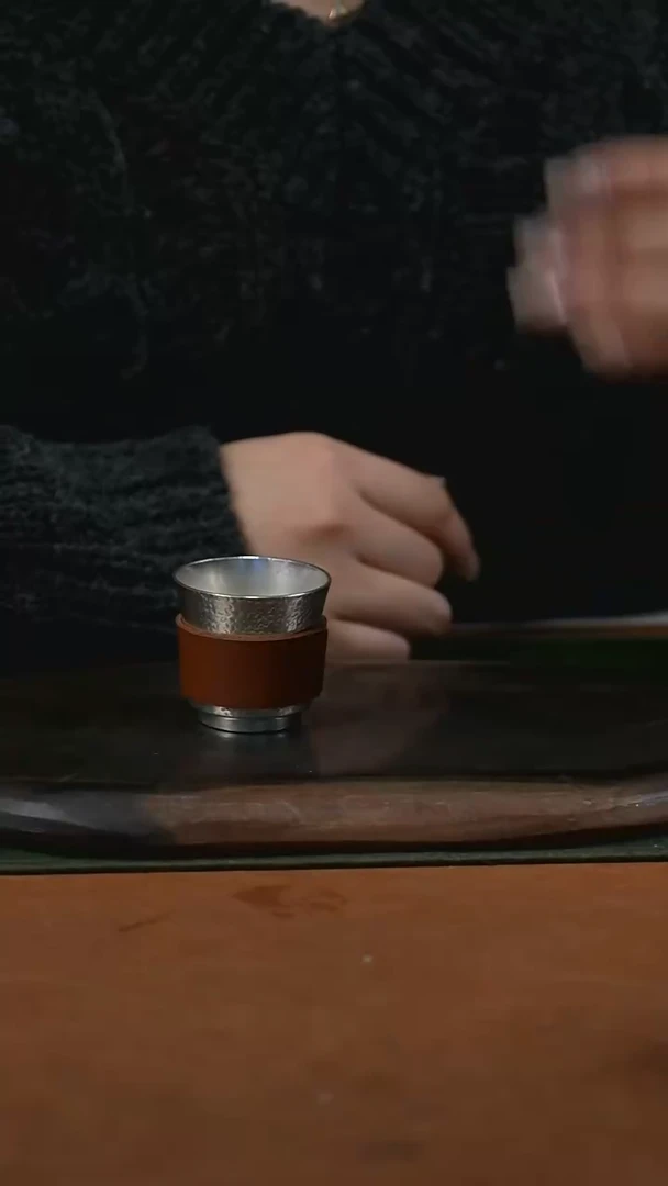 新品手工锤纹主人杯