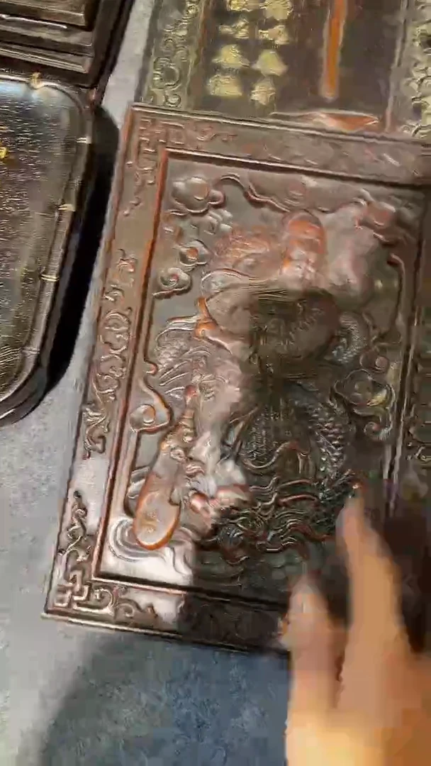 木紫檀木雕一物一拍