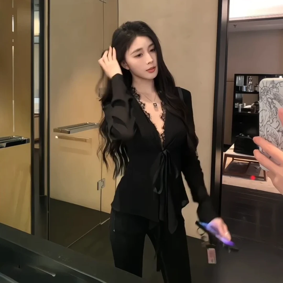 2025新款显瘦时尚气质显瘦洋气休闲百搭性感辣妹上衣女