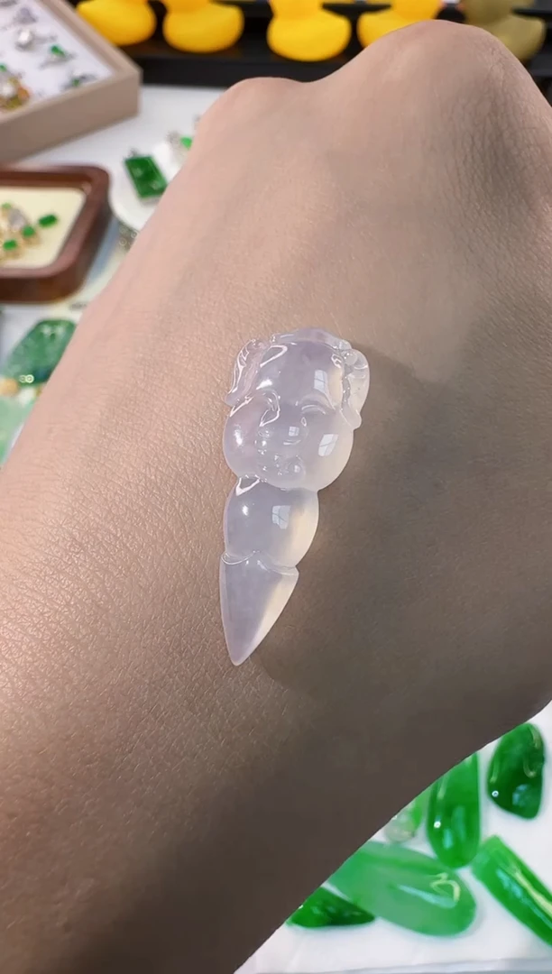 颈饰未镶嵌翡翠缅甸A货翡翠