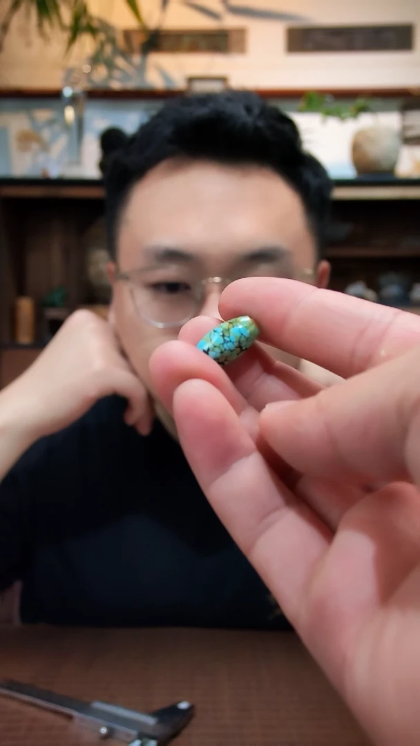 未镶嵌绿松石单珠02绿松石单珠DN赠链
