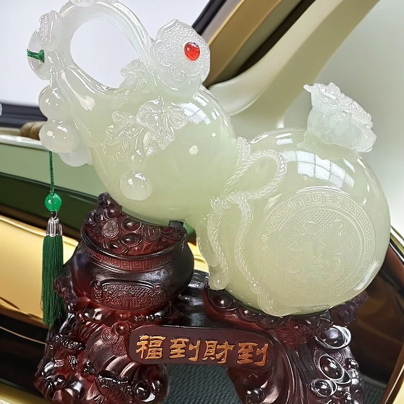 财到福到葫芦车载摆件长10高12公分  SPB