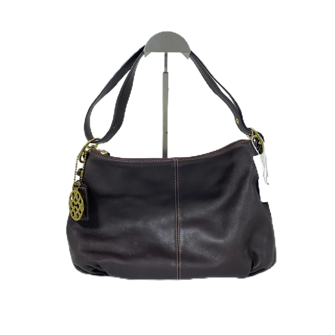 95新 COACH/蔻驰 棕咖色手提单肩包 MM-81165