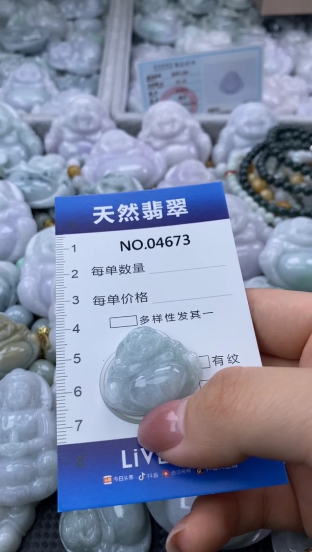 翡翠未镶嵌颈饰缅甸A货翡翠04673