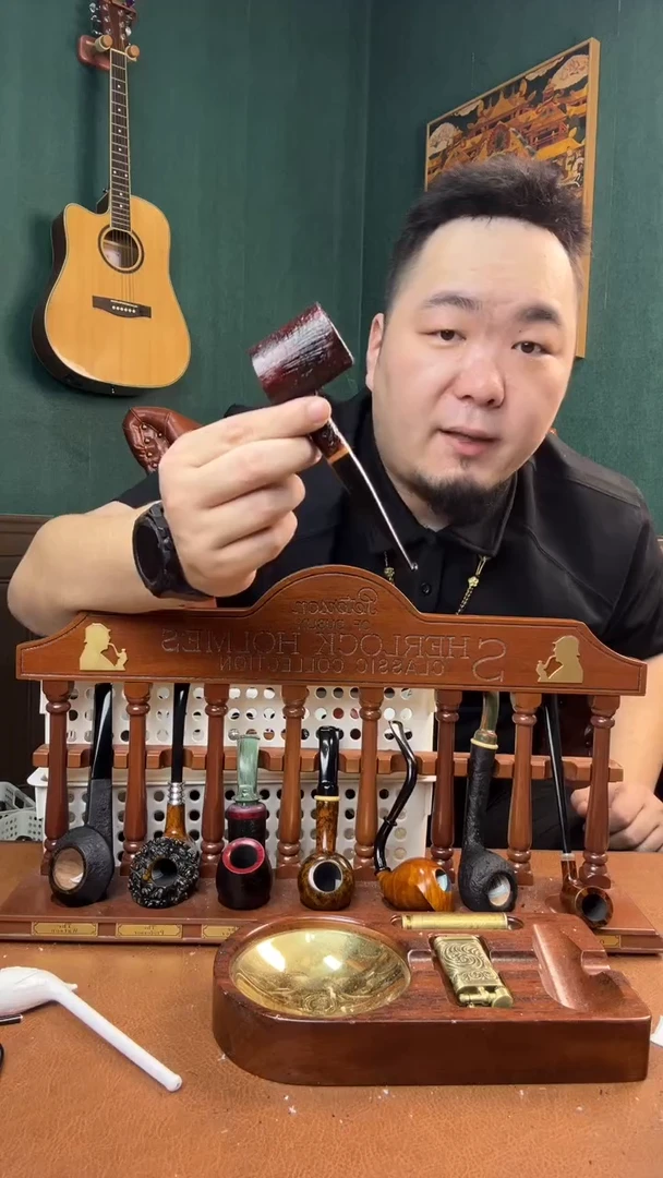 石楠木木雕款意大利进口石楠木烟斗