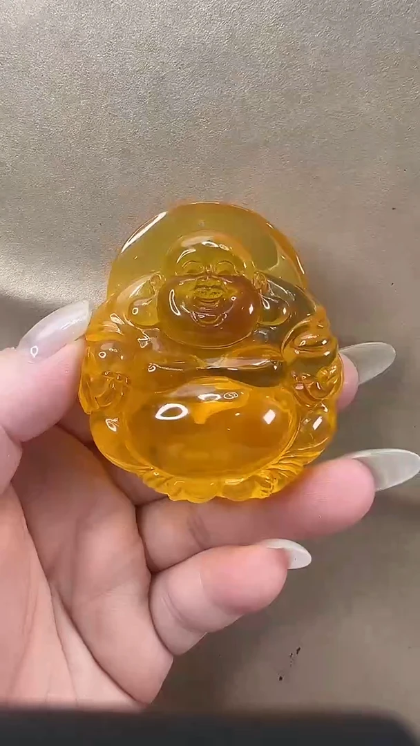 琥珀颈饰未镶嵌吊坠