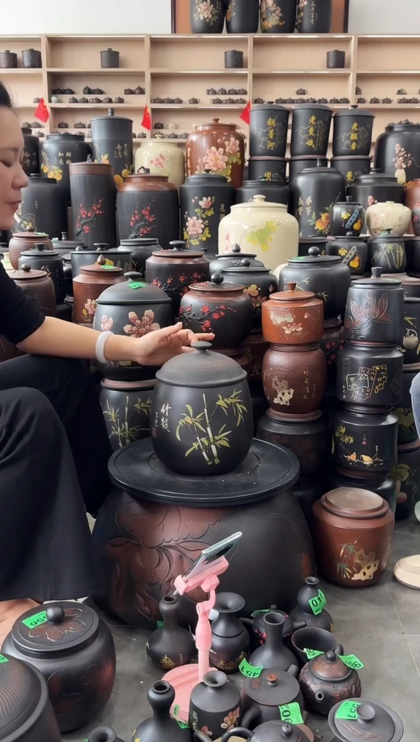 罐完品茶叶罐龙蛋彩填 423