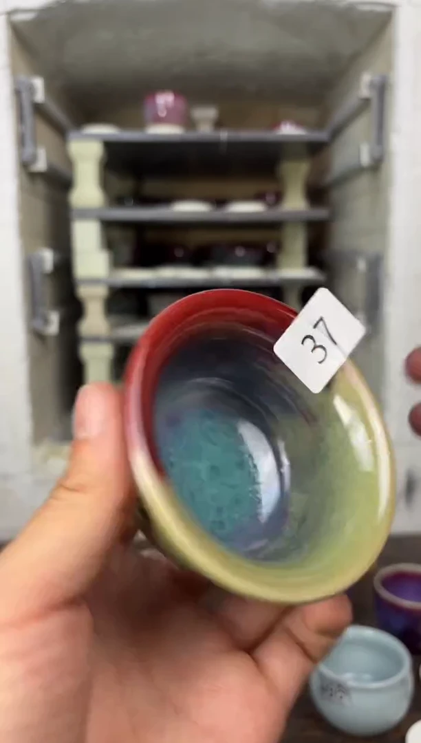 【闪购商品】摆件钧瓷窑变精品茶器