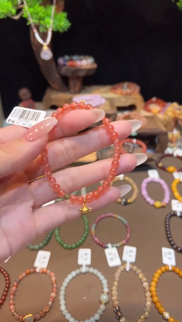 【闪购商品】南红玛瑙手链未镶嵌手饰@@H2562
