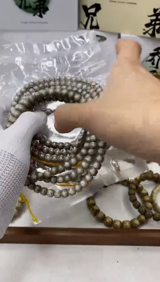 手串星月菩提136-糯冰108-8*7mm