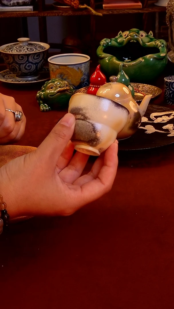 【柴烧手工主人杯】