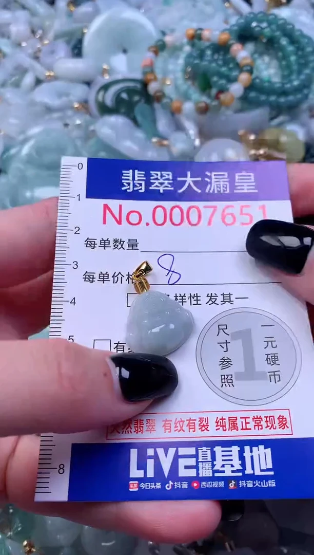 颈饰未镶嵌翡翠7651