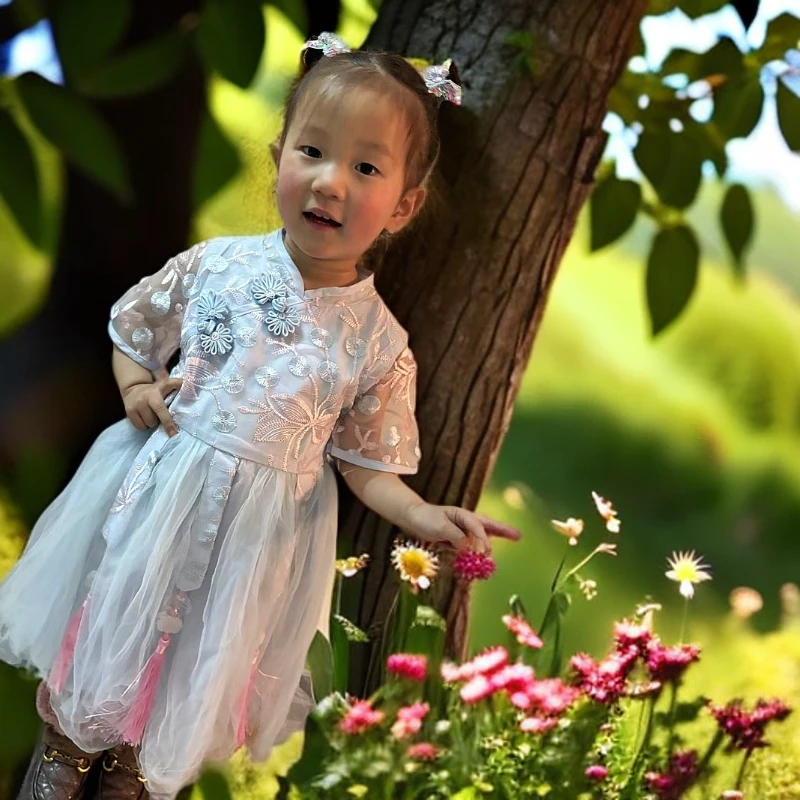 春夏秋冬薄款夏季套装韩版中大童印花洋气宽松