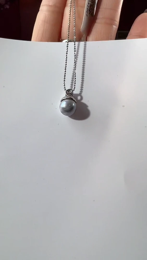 【闪购商品】海水珍珠颈饰银S925镶嵌KT24022227