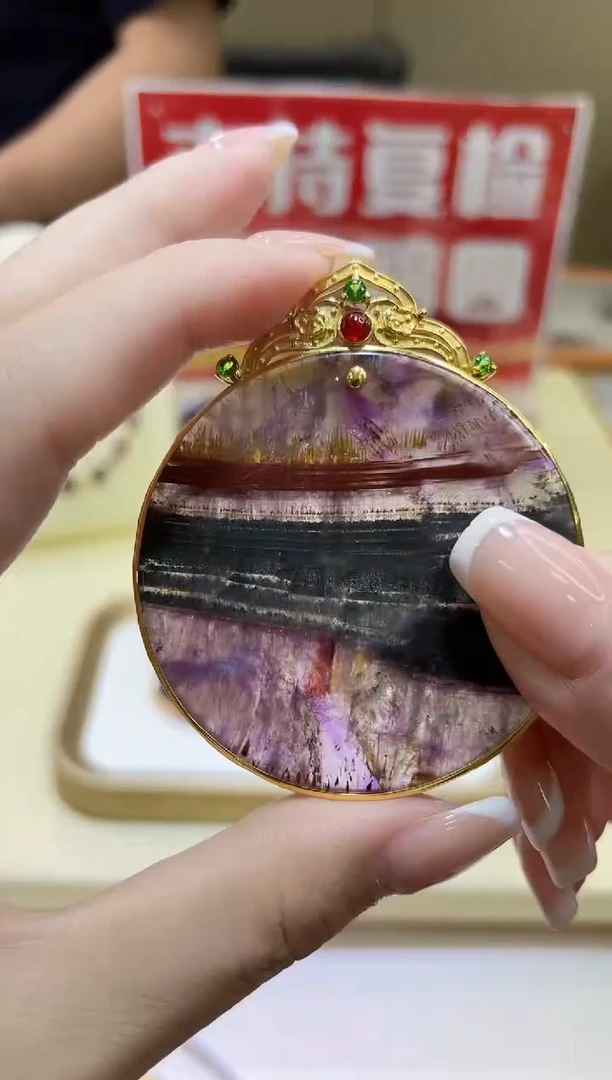 水晶手链18K金镶嵌@@ZY30622020