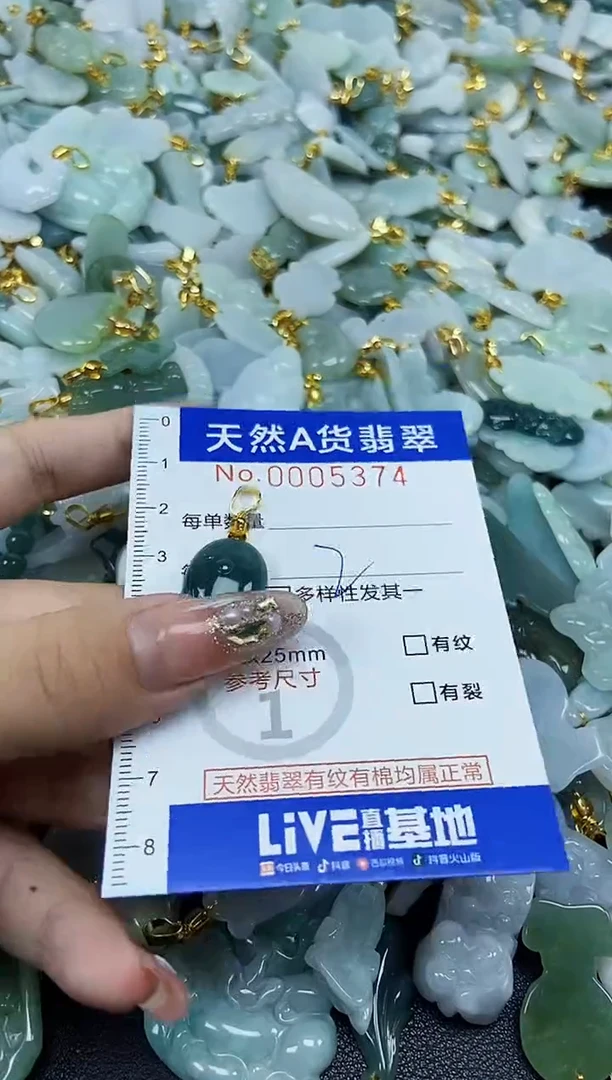 翡翠未镶嵌颈饰天然A货翡翠