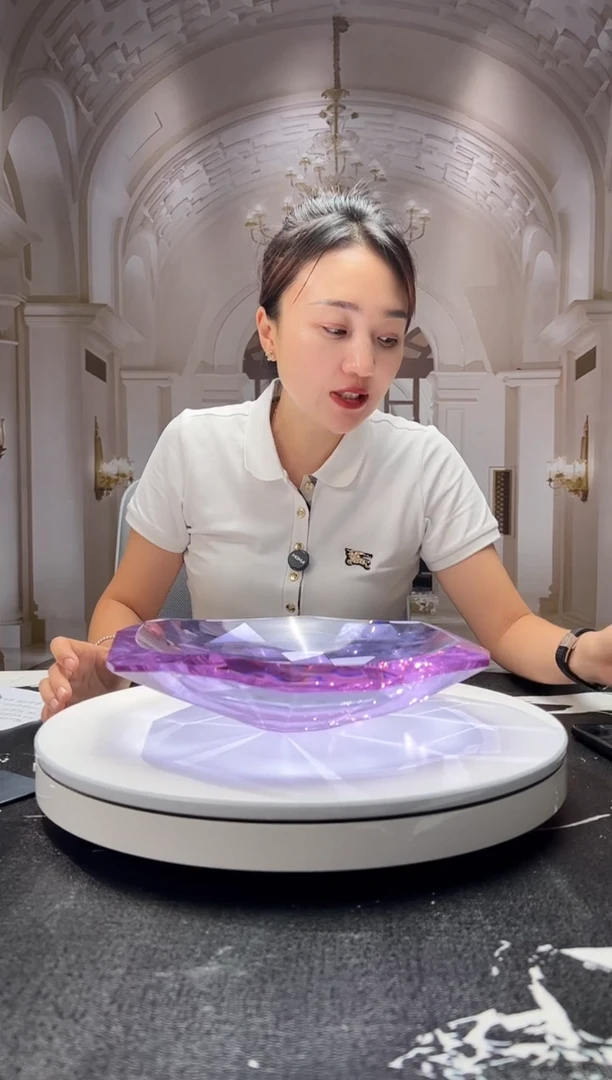 茶宠紫罗兰多边盘