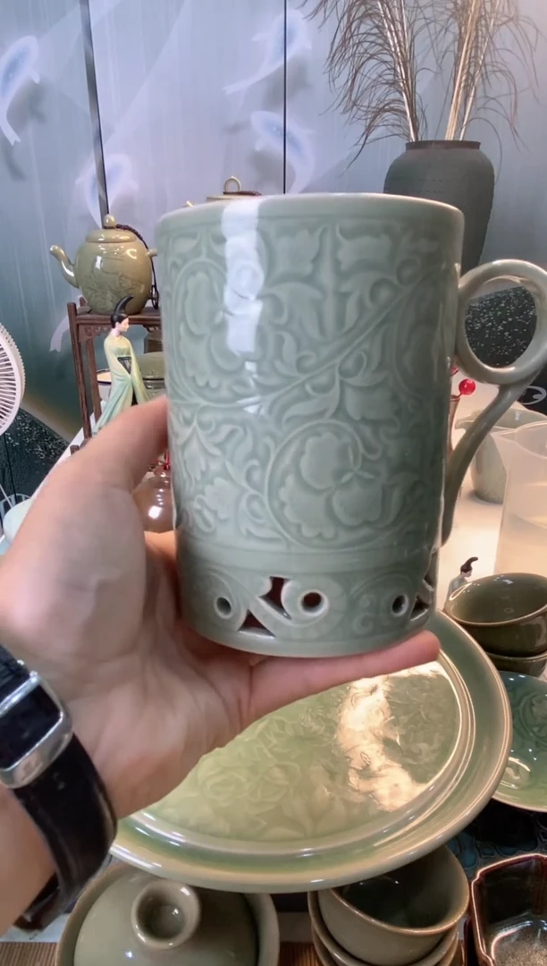 耀州窑瑕疵处理闻香杯【不带盖子】