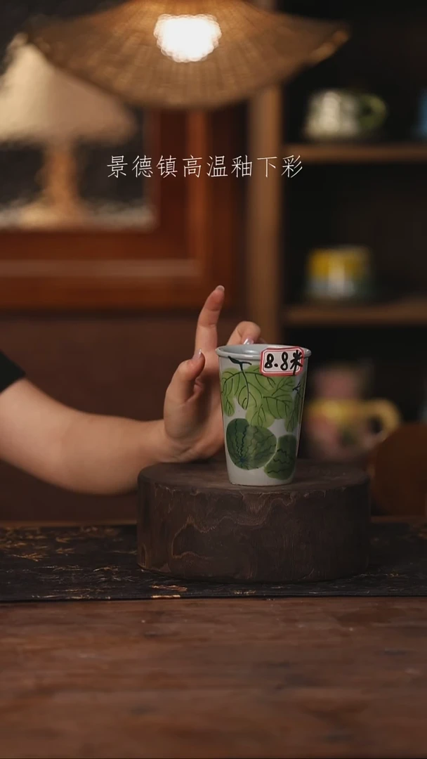 陶瓷景德镇高温釉下手绘陶瓷202