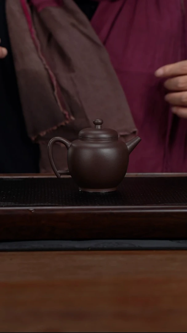 茶壶紫砂180cc黄龙山原矿紫泥若虹9