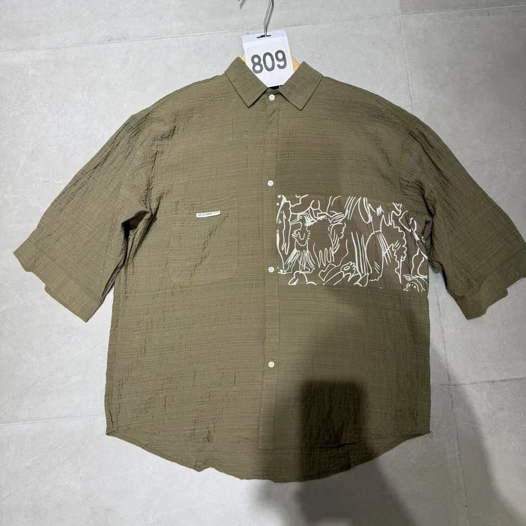 【809-F8818】春夏衬衣百搭情侣款衬衣*88