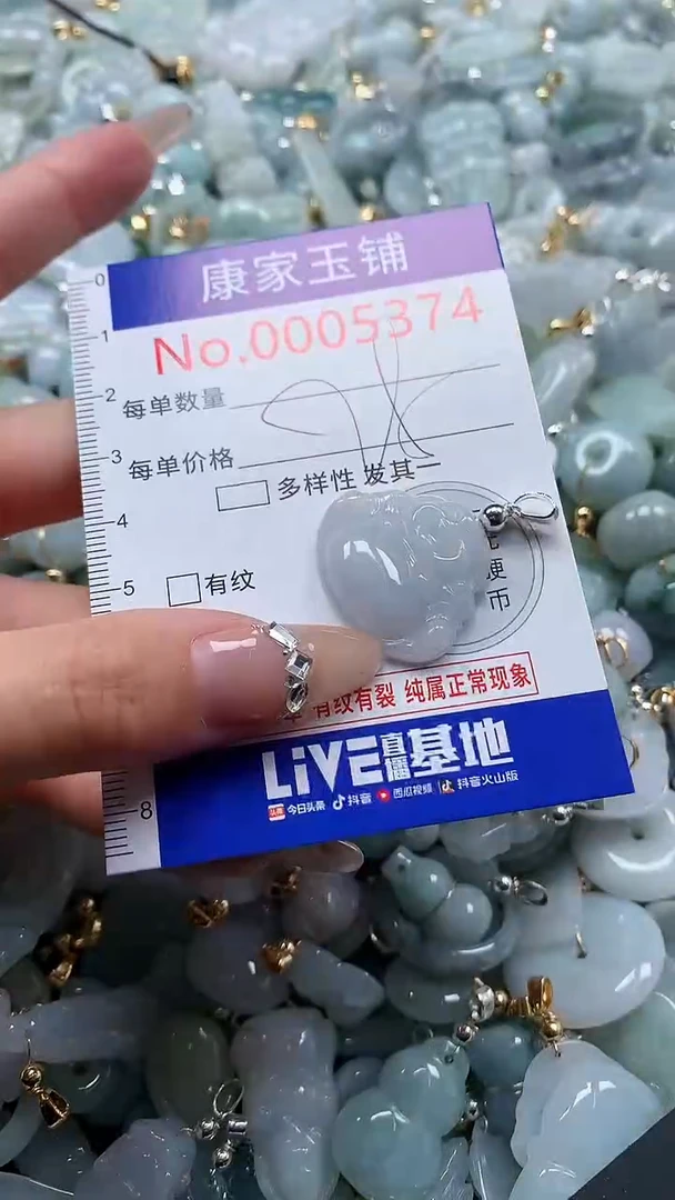 翡翠未镶嵌吊坠(不含链)5374