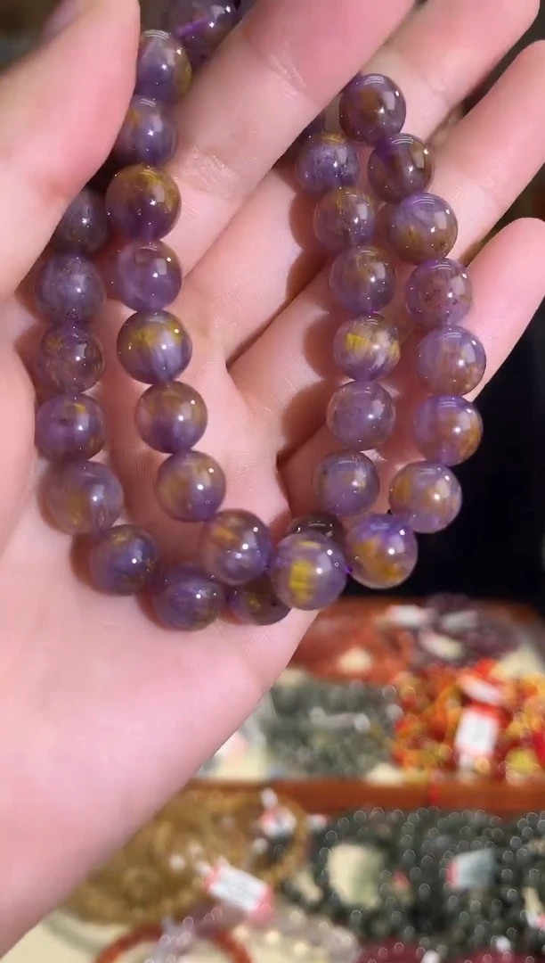 【闪购商品】水晶手链未镶嵌1多样性发其一紫钛